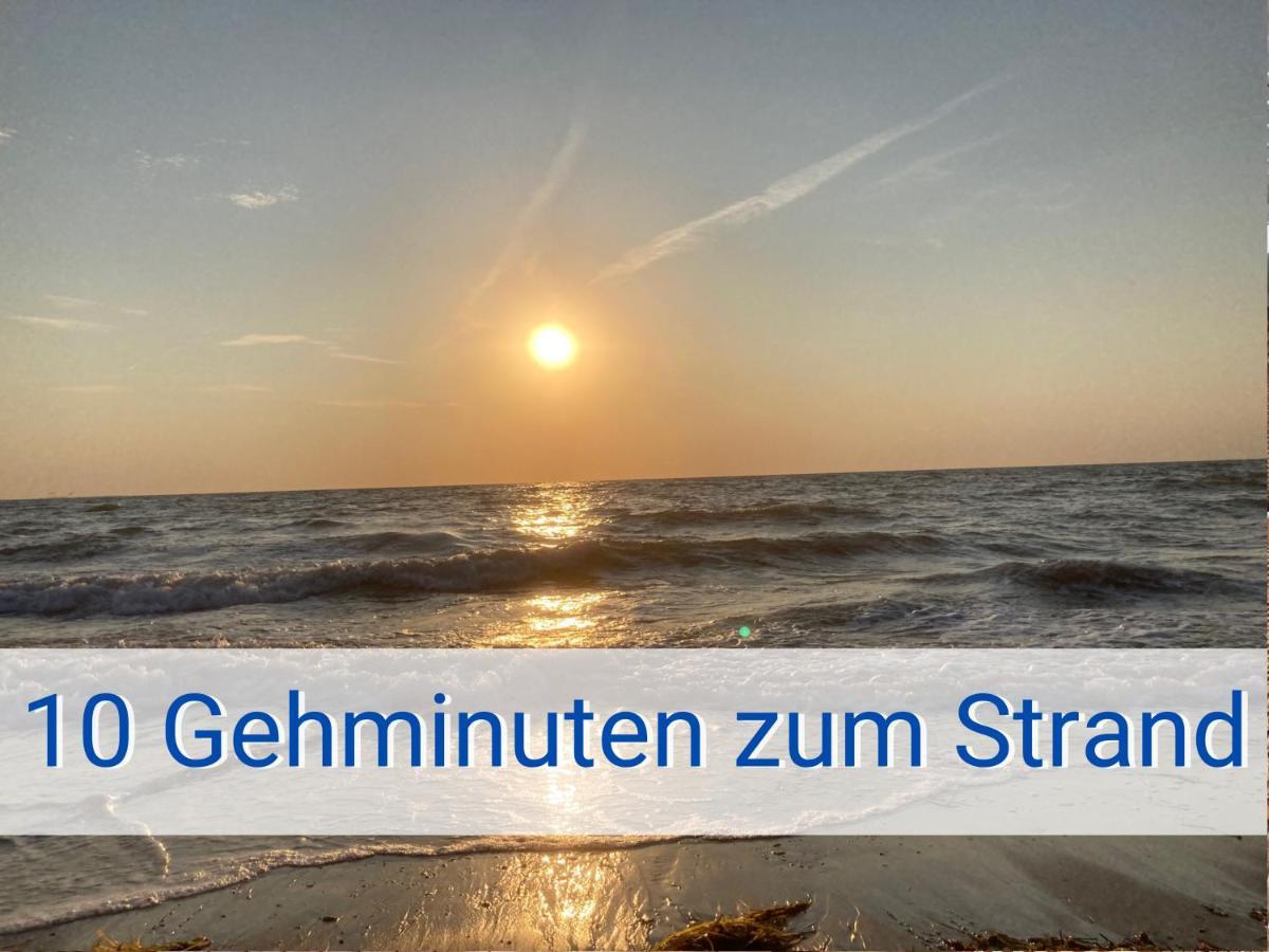 Boeltser Hus Ferienwohnungen Mit Strandkorb Und Kamin 10 Gehminuten Zum Kurtaxefreien Sandstrand Kraksdorf Eksteriør billede